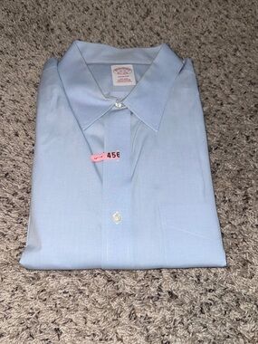 Brooks Brothers Light Blue Dress Shirt - Classic Point Collar